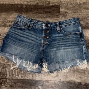 Lucky Brand The Cut Off Women’s Frayed Denim Shorts size 4/27